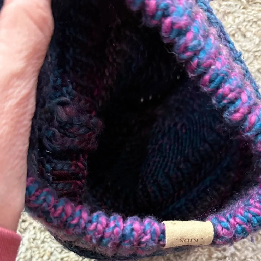 C.C. Purple & Blue Beanie